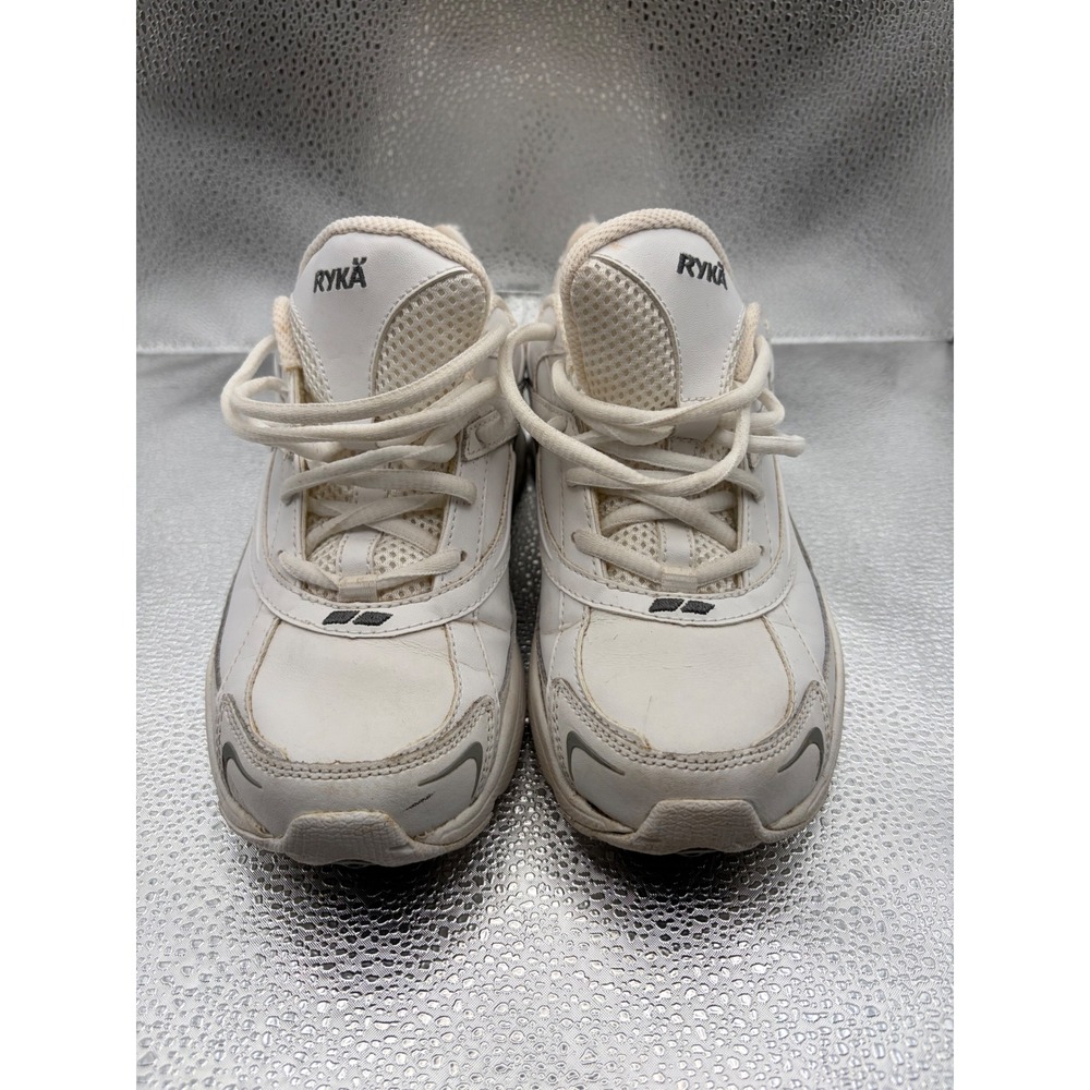Ryka Intensity Nitracel Womens White Silver Walking Shoes Sneakers Size 7 K1798W